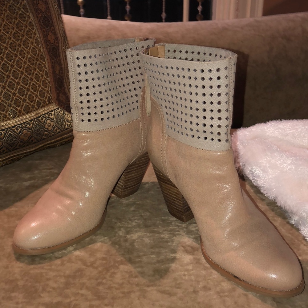 BOGO FREE! Nude Leather Bootie(equal/lesser value)